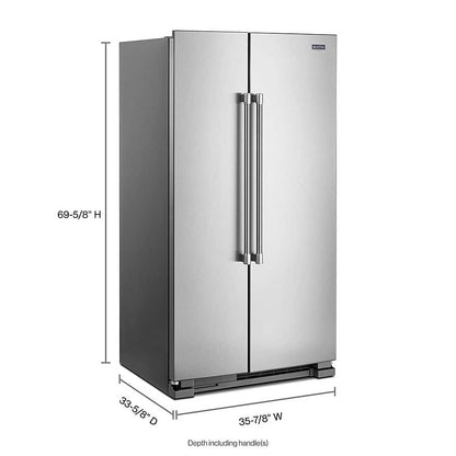 Twin Oaks Refrigerator   21.9 Cu. Ft. Counter-Depth Side-By-Side Refrigerator