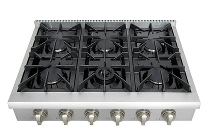 Cowboys - 36" Built-in Gas Cooktop - Stainless Steel