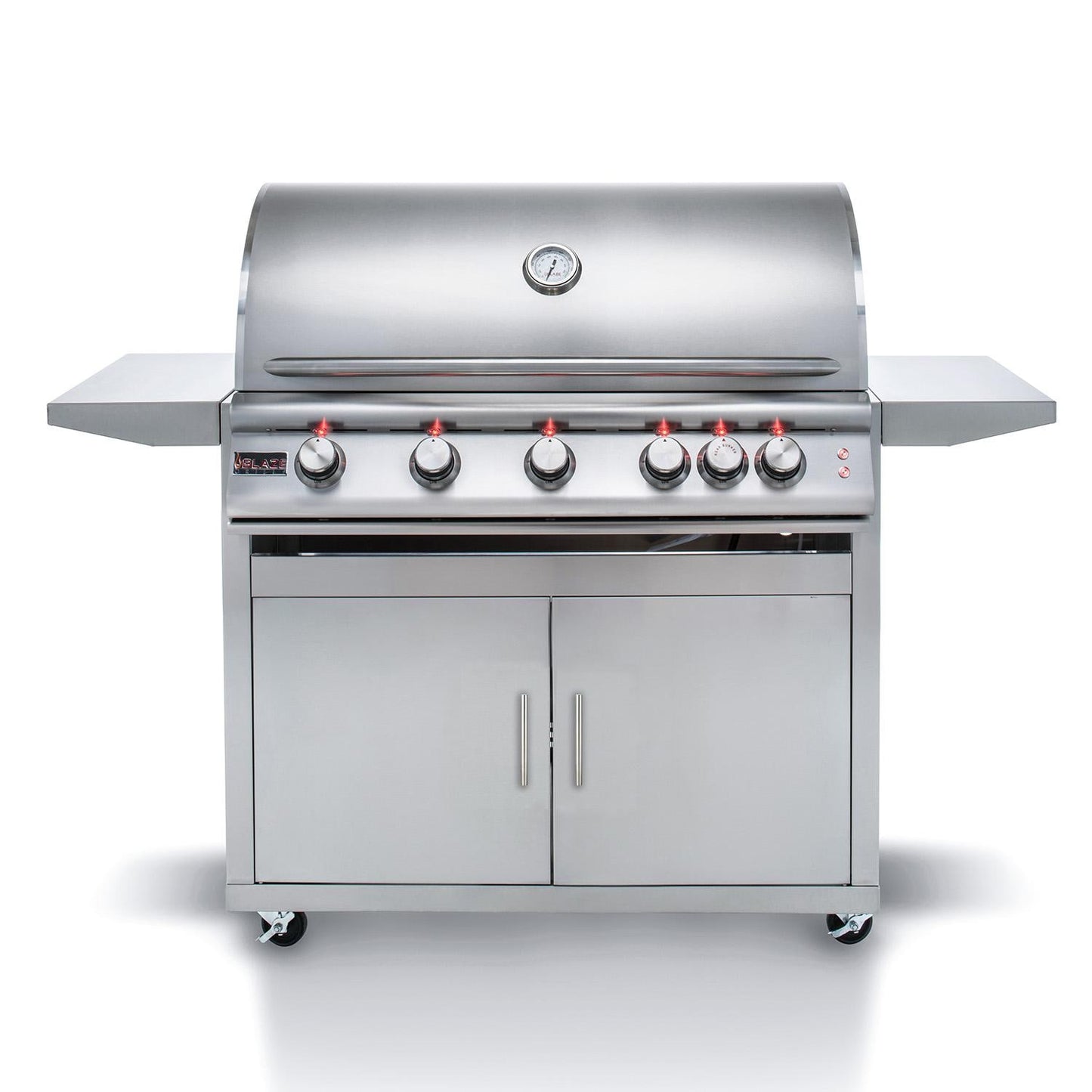 Blaze Premium LTE 40-Inch 5-Burner Natural Gas Grill w/ Rear Infrared Burner & Grill Lights