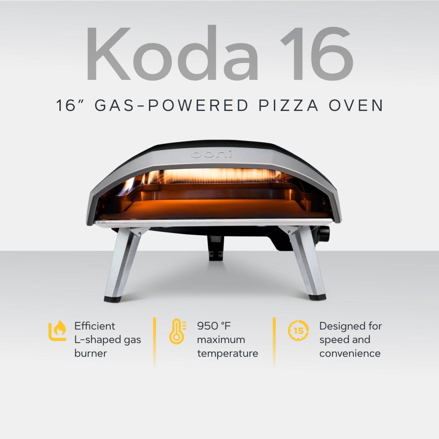 Bear 16 Gas Powered Pizza Oven