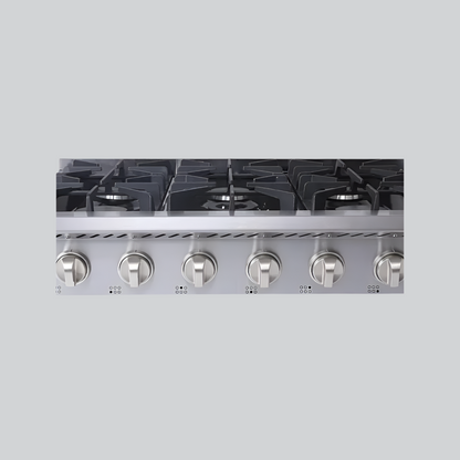 Cowboys - 36" Built-in Gas Cooktop - Stainless Steel