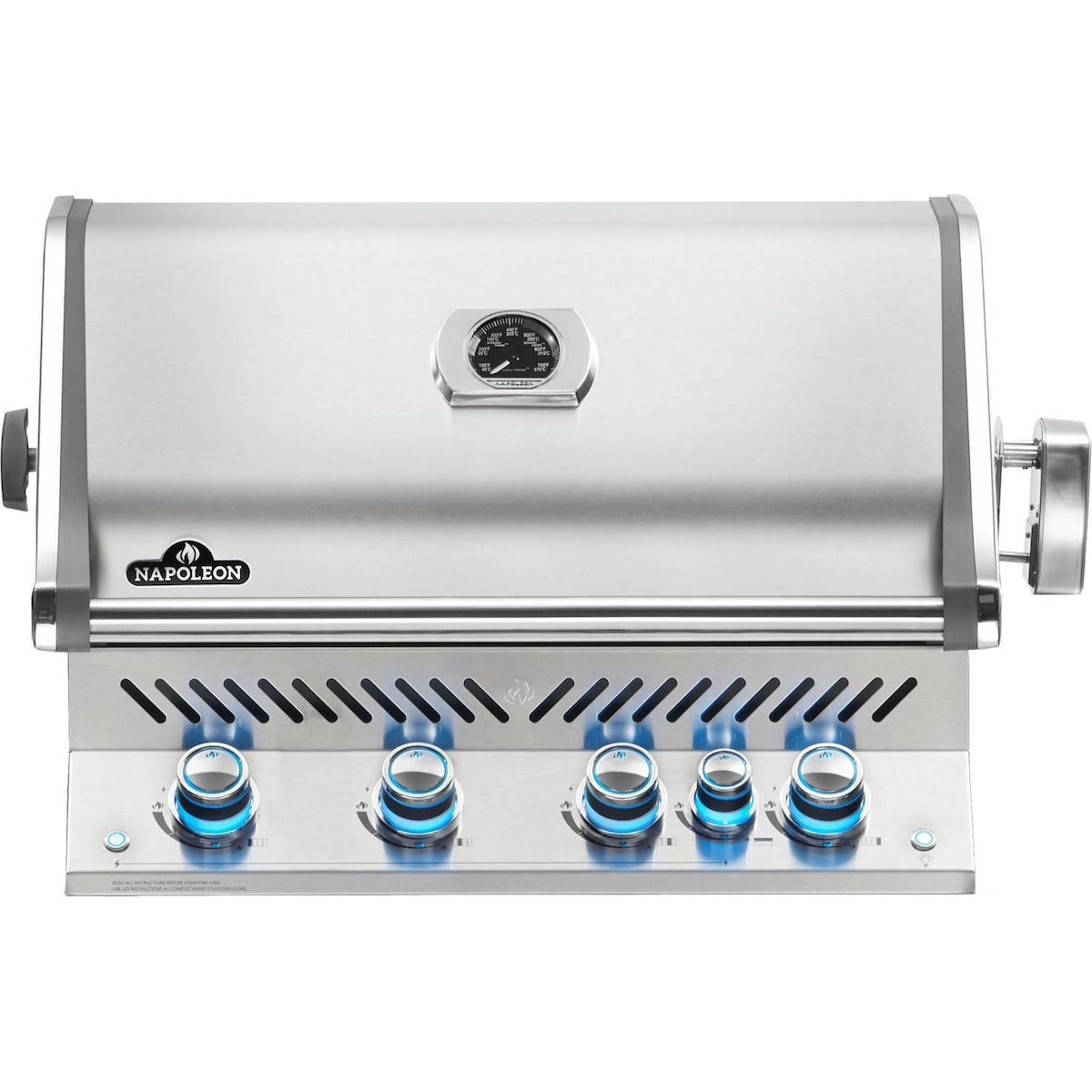 Napoleon Prestige PRO 500 4-Burner Propane Grill w/ Rotisserie & Side Burner - PRO500RSIBPSS-3