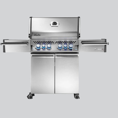 Napoleon Prestige PRO 500 4-Burner Propane Grill w/ Rotisserie & Side Burner - PRO500RSIBPSS-3