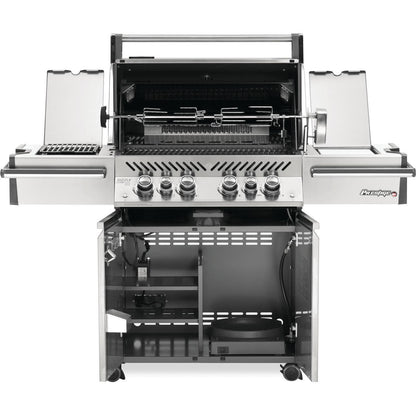 Napoleon Prestige PRO 500 4-Burner Propane Grill w/ Rotisserie & Side Burner - PRO500RSIBPSS-3